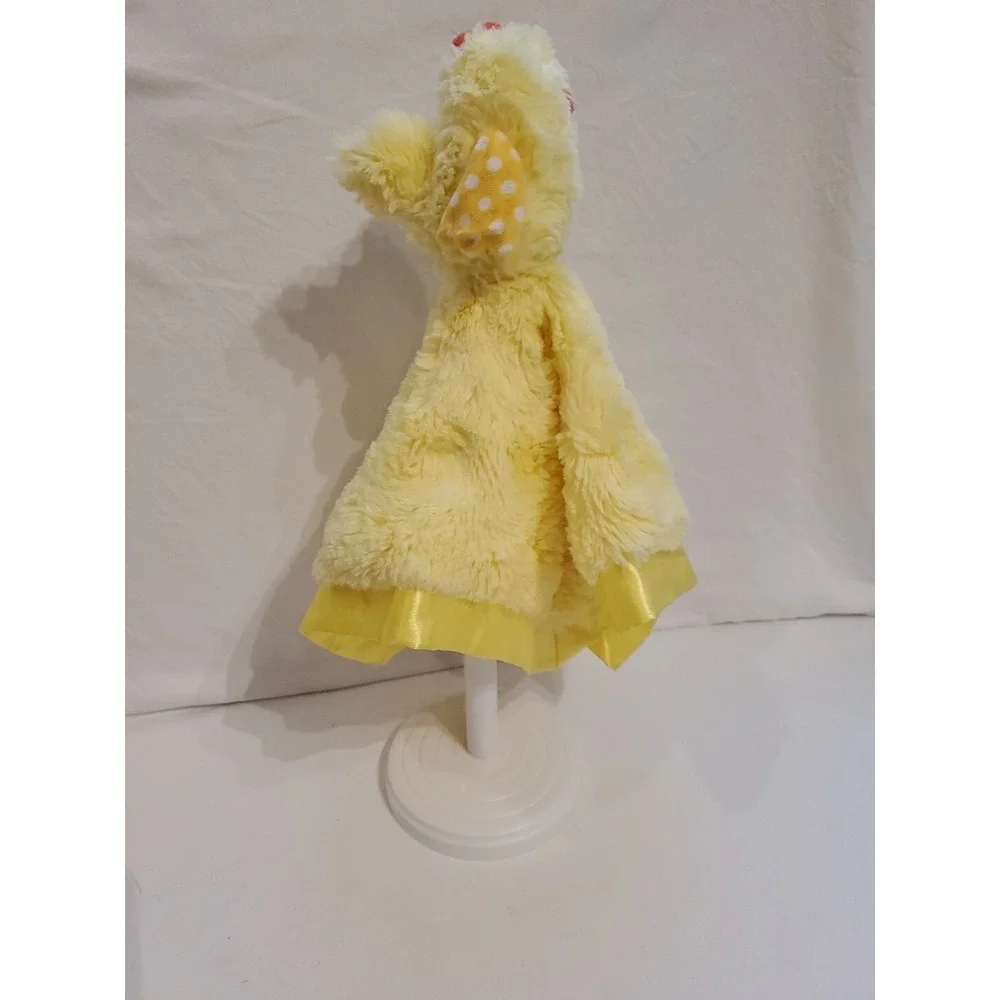 Cloud Island Baby Chick  Lovey Chicken Satin‎ Trim Embroidered Eyes Yellow 13